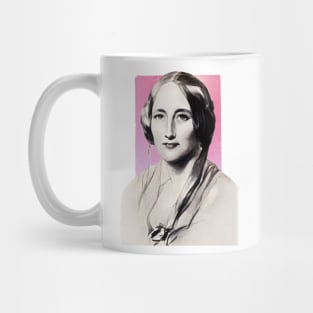 English Novelist Elizabeth Gaskell illustration Mug